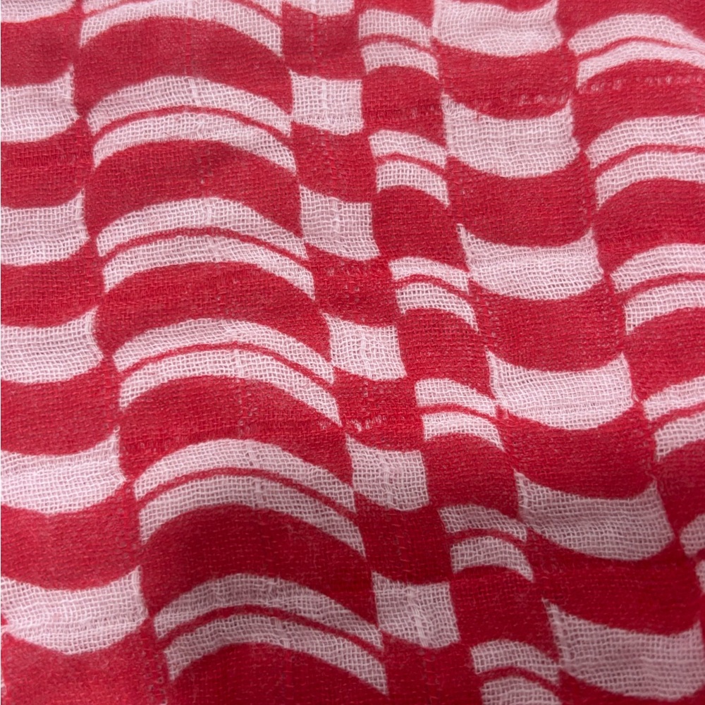 Charming Red and White Kids Ruffle Blouse - Picture 4 of 10